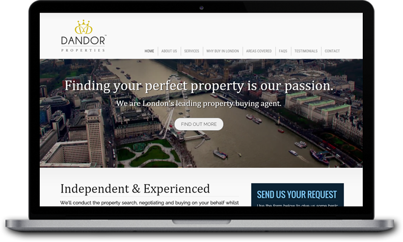Website Design for Dandor Properties London